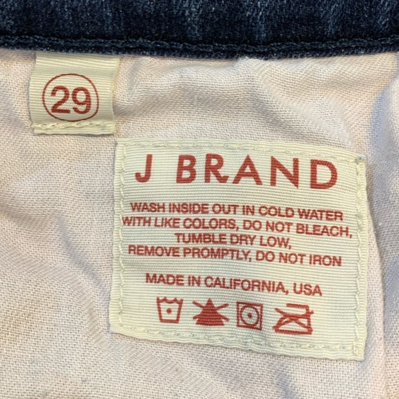 J Brand The Skinny Shark Blue Jeans Medium Wash Stretchy Mid-Rise No Distressing - Picture 8 of 10